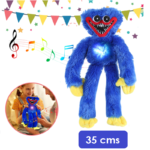 Peluche Azul - 35 Cm / Som / Luz - Huggy Wuggy