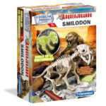 Jogo Construção - Arqueologia / Flurescente / Smilodon - CLEMENTONI