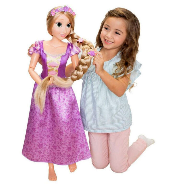 Boneca Original Rapunzel - 80 Cms / Articulada / Acessórios - DISNEY ...
