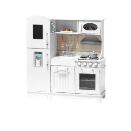 Cozinha Infantil - Madeira / Branca - PROPREMIUM